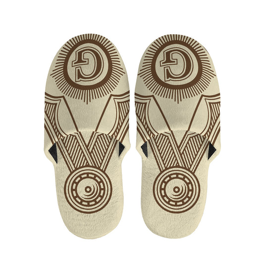Freemasonry Symbol Print Slippers