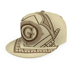 Freemasonry Symbol Print Snapback Cap