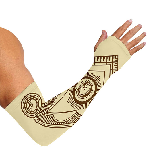 Freemasonry Symbol Print Sun Protection Arm Sleeves