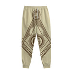 Freemasonry Symbol Print Sweatpants