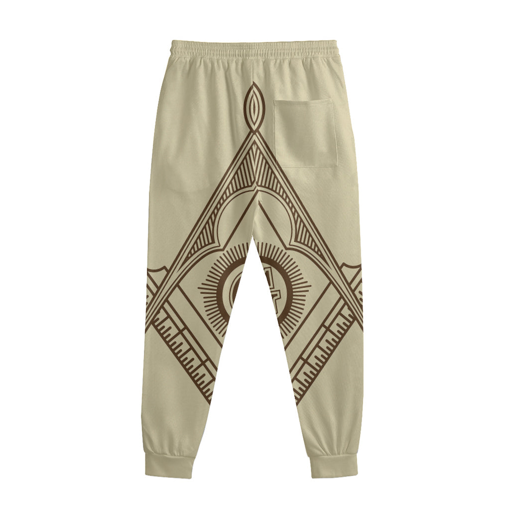 Freemasonry Symbol Print Sweatpants