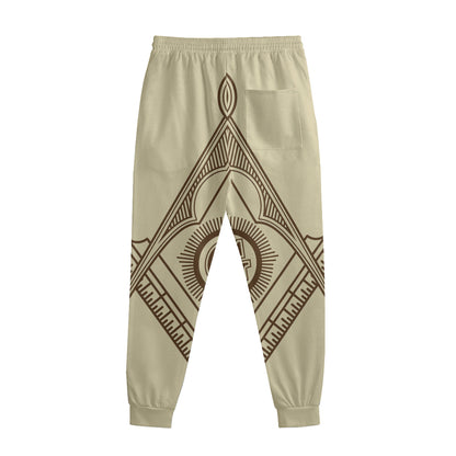 Freemasonry Symbol Print Sweatpants