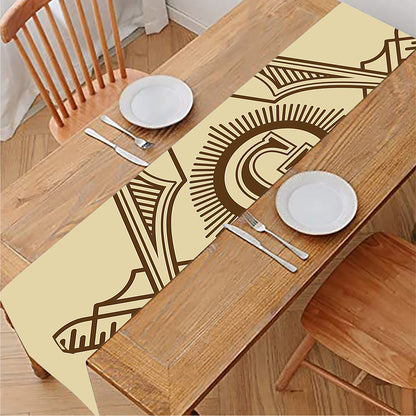 Freemasonry Symbol Print Table Runner
