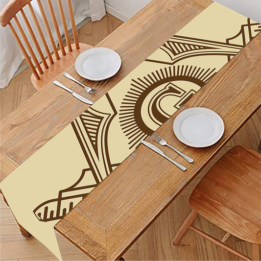 Freemasonry Symbol Print Table Runner