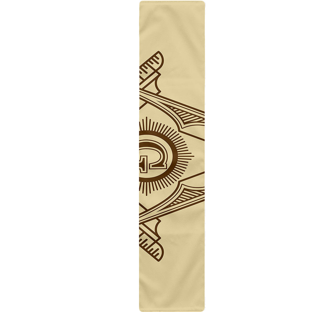 Freemasonry Symbol Print Table Runner