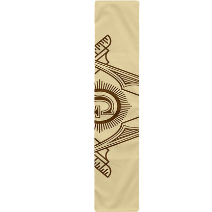 Freemasonry Symbol Print Table Runner