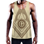 Freemasonry Symbol Print Training Tank Top