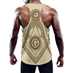 Freemasonry Symbol Print Training Tank Top