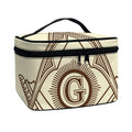 Freemasonry Symbol Print Travel Makeup Bag