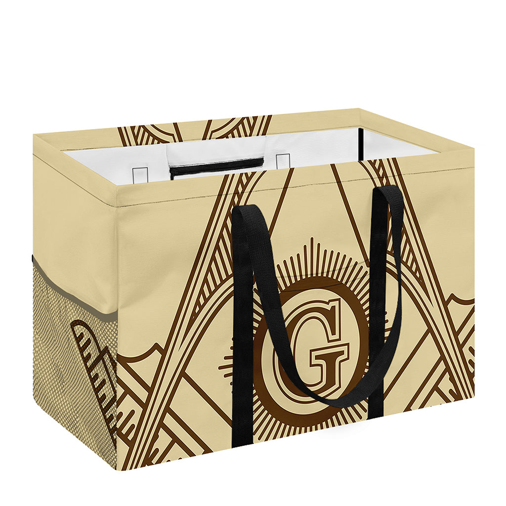 Freemasonry Symbol Print Utility Tote Bag