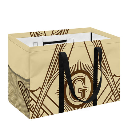 Freemasonry Symbol Print Utility Tote Bag