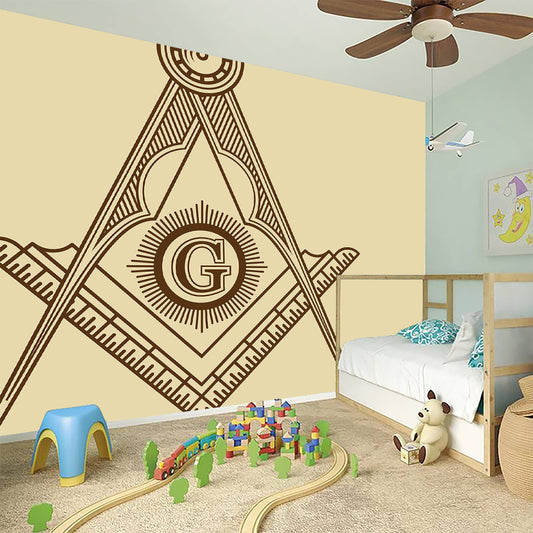 Freemasonry Symbol Print Wall Sticker