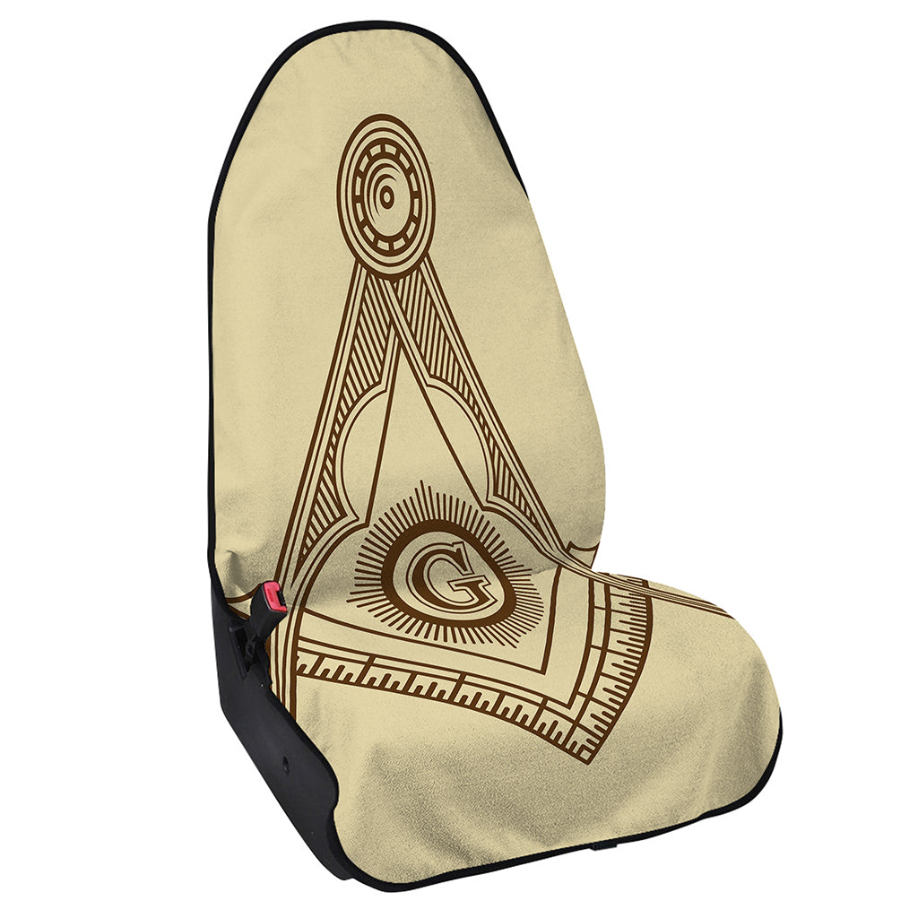 Freemasonry Symbol Print Waterproof Car Seat Cover