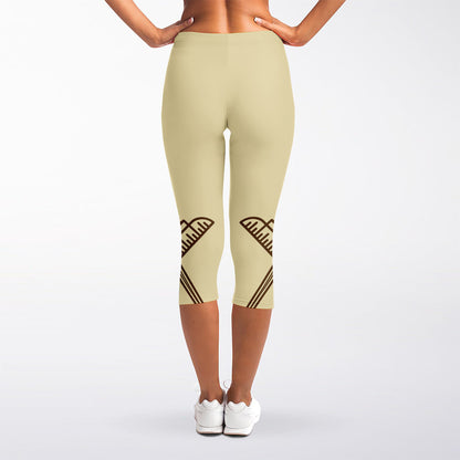 Freemasonry Symbol Print Women's Capri Leggings