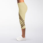 Freemasonry Symbol Print Women's Capri Leggings