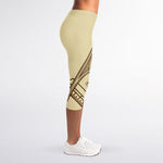 Freemasonry Symbol Print Women's Capri Leggings