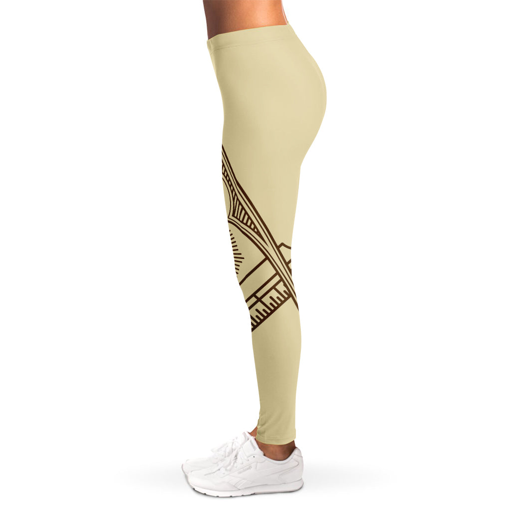 Freemasonry Symbol Print Women's Leggings