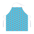 French Bulldog Faces Pattern Print Adjustable Apron