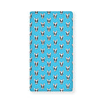 French Bulldog Faces Pattern Print Baby Crib Sheet