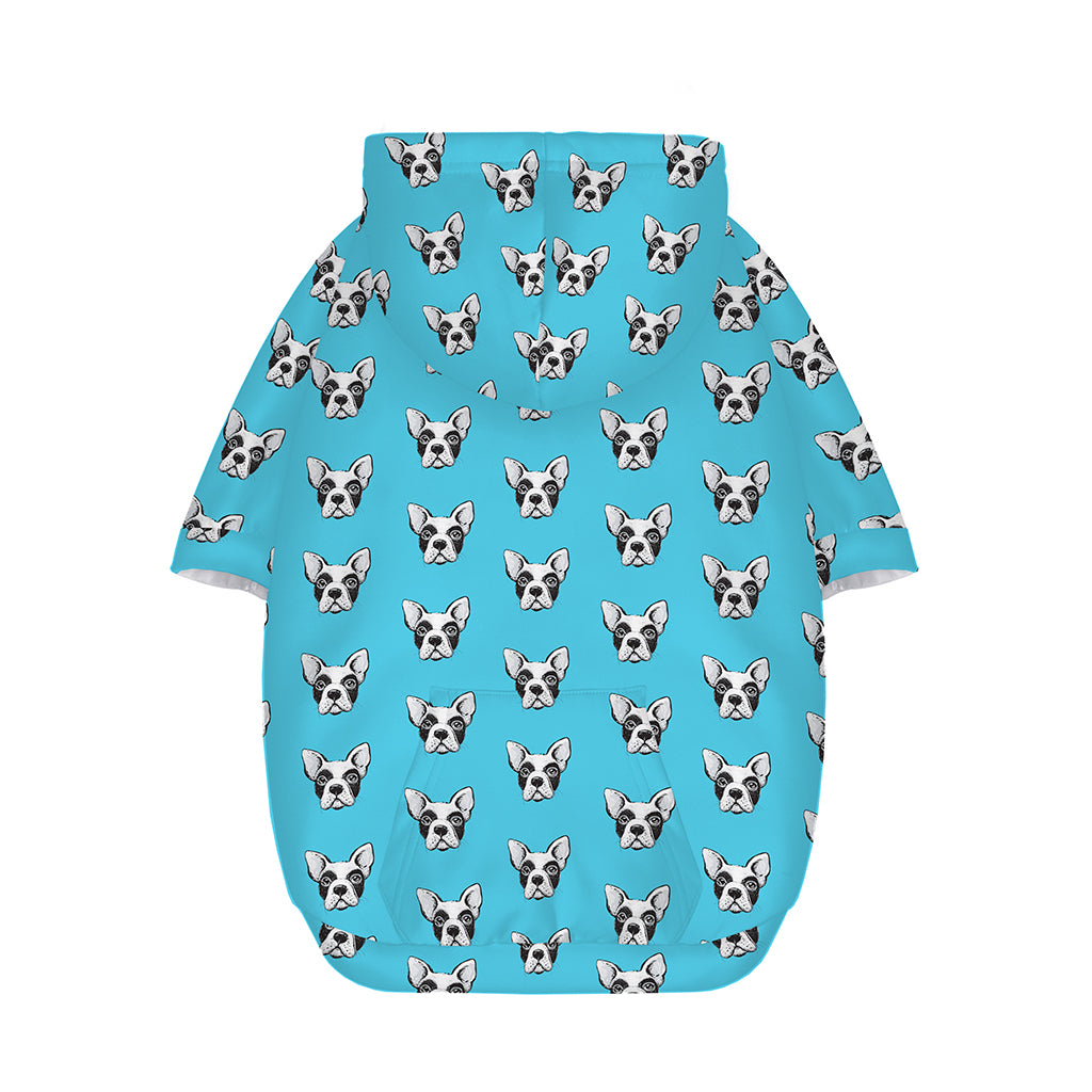 French Bulldog Faces Pattern Print Dog Zip Up Hoodie