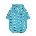 French Bulldog Faces Pattern Print Dog Zip Up Hoodie