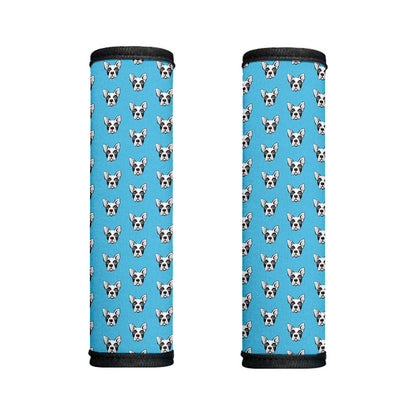 French Bulldog Faces Pattern Print Handle Covers