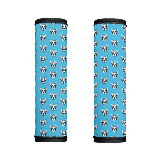 French Bulldog Faces Pattern Print Handle Covers