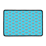 French Bulldog Faces Pattern Print Kitchen Mat