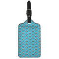French Bulldog Faces Pattern Print Luggage Tag