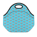 French Bulldog Faces Pattern Print Neoprene Lunch Bag