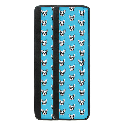 French Bulldog Faces Pattern Print Refrigerator Handle Covers