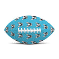 French Bulldog Faces Pattern Print Rugby Ball