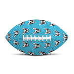 French Bulldog Faces Pattern Print Rugby Ball