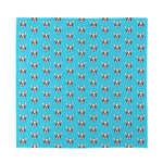 French Bulldog Faces Pattern Print Silk Bandana