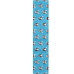French Bulldog Faces Pattern Print Table Runner