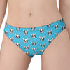 French Bulldog Faces Pattern Print Women's Panties