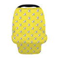 French Bulldog Puppy With Baseball Print Baby Seat Cover