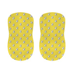 French Bulldog Puppy With Baseball Print Bar Stool Covers