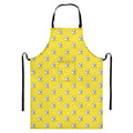 French Bulldog Puppy With Baseball Print Bib Apron With Pocket