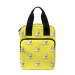 French Bulldog Puppy With Baseball Print Bible Tote Bag