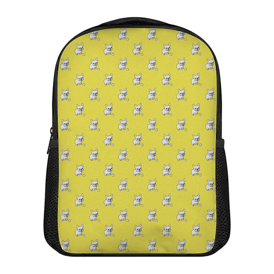 French Bulldog Puppy With Baseball Print Casual Backpack