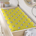 French Bulldog Puppy With Baseball Print Changing Pad Cover