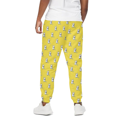 French Bulldog Puppy With Baseball Print Cotton Pants