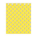 French Bulldog Puppy With Baseball Print Curtain