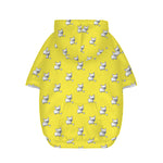 French Bulldog Puppy With Baseball Print Dog Zip Up Hoodie