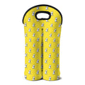 French Bulldog Puppy With Baseball Print Double Neoprene Wine Tote