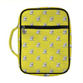 French Bulldog Puppy With Baseball Print Front Pocket Bible Bag