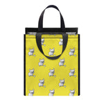 French Bulldog Puppy With Baseball Print Insulated Lunch Tote