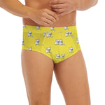 French Bulldog Puppy With Baseball Print Men's Briefs