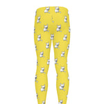 French Bulldog Puppy With Baseball Print Men's leggings